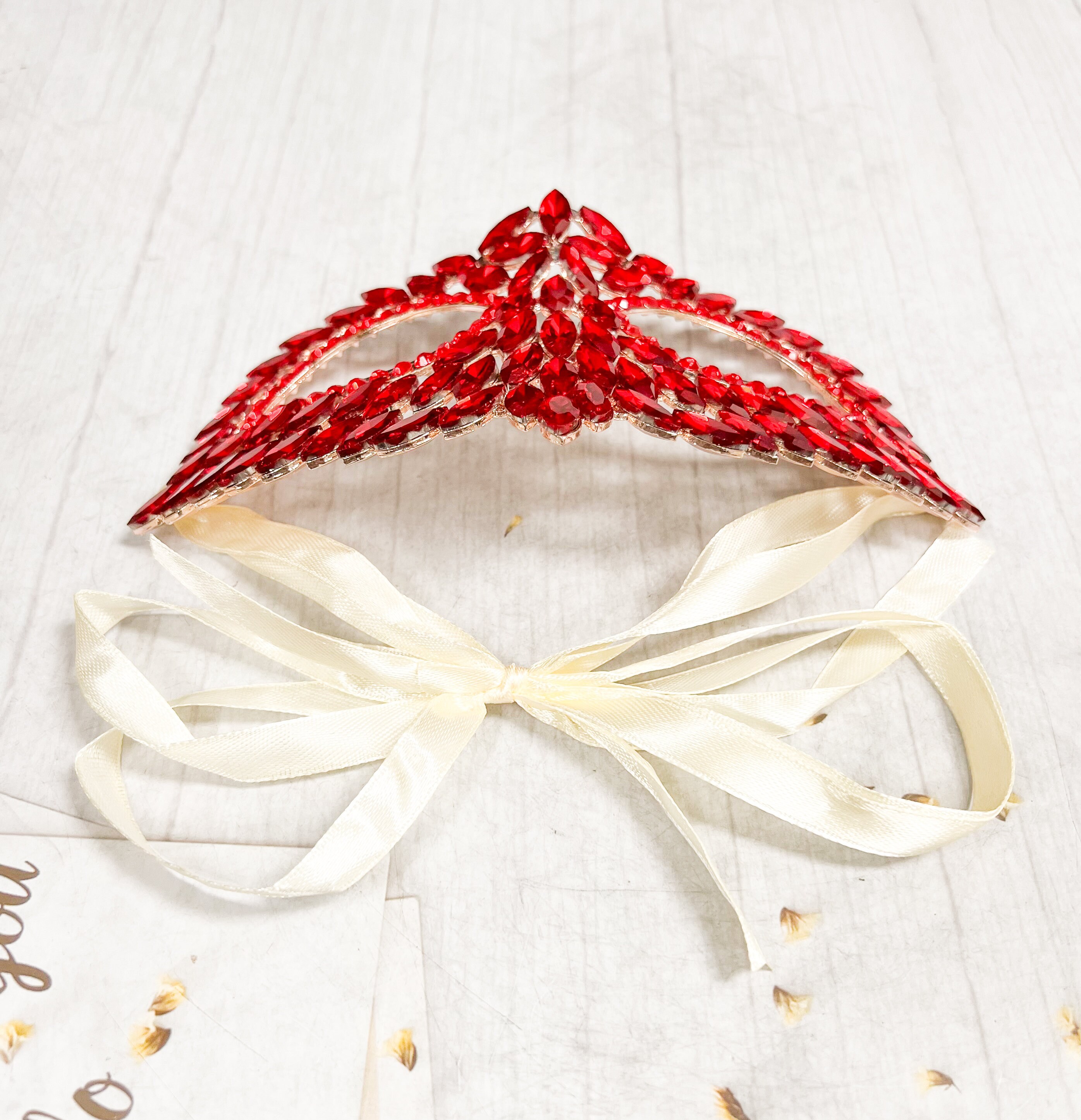 Maschera VENEZIANA Donna Con Cristalli E Strass - Oro - Masquerade Party
