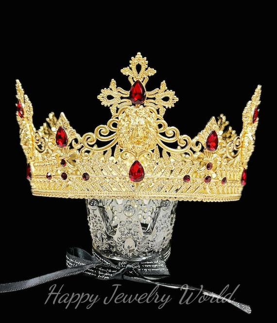Tiara Corona Da Principessa Per Donna – Strass In Metallo Regolabile, Altezza 5,8 Cm, Diametro 12,7 Cm, Perfetta Per Matrimoni, Halloween, Cosplay E Feste In Maschera