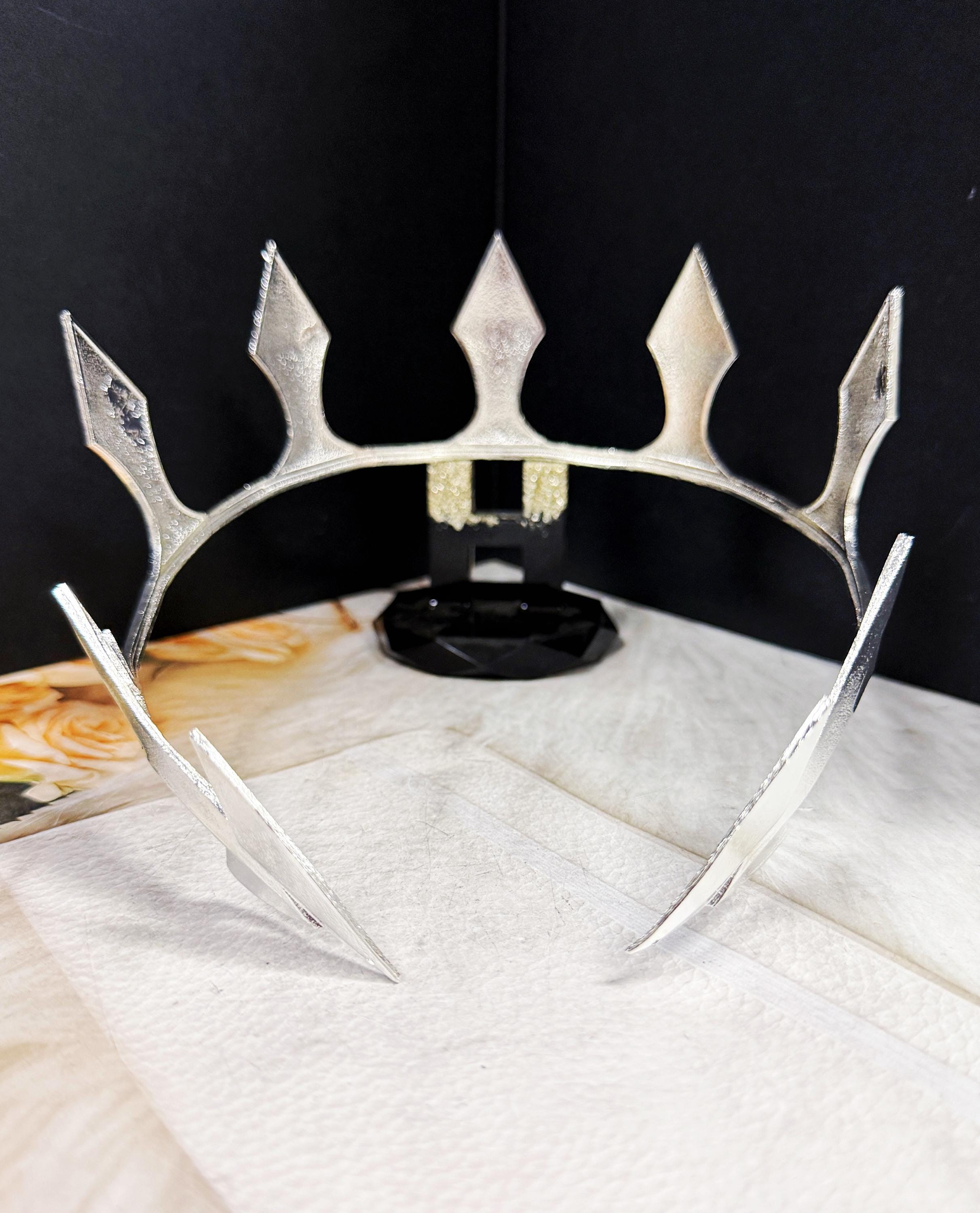 Moda Grande Diadema Regina Reale Re Nodo Di Nozze Cristallo Cristallo Perla Tiara Da Sposa E