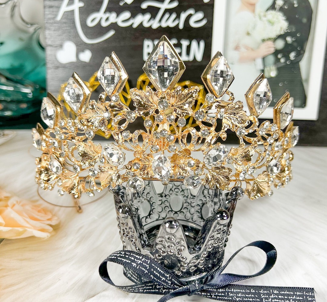 Corona E Sciarpa Per 18 Anni Compleanno - Set Tiara Di Cristallo Per Festa A Tema - Foto 4