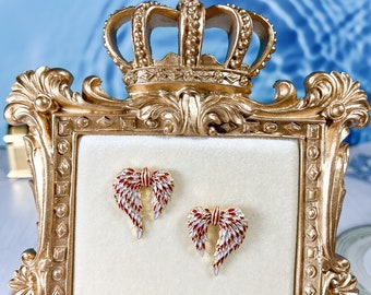 Pendientes de alas de ángel: conjunto de joyas de plumas estilo bohemio