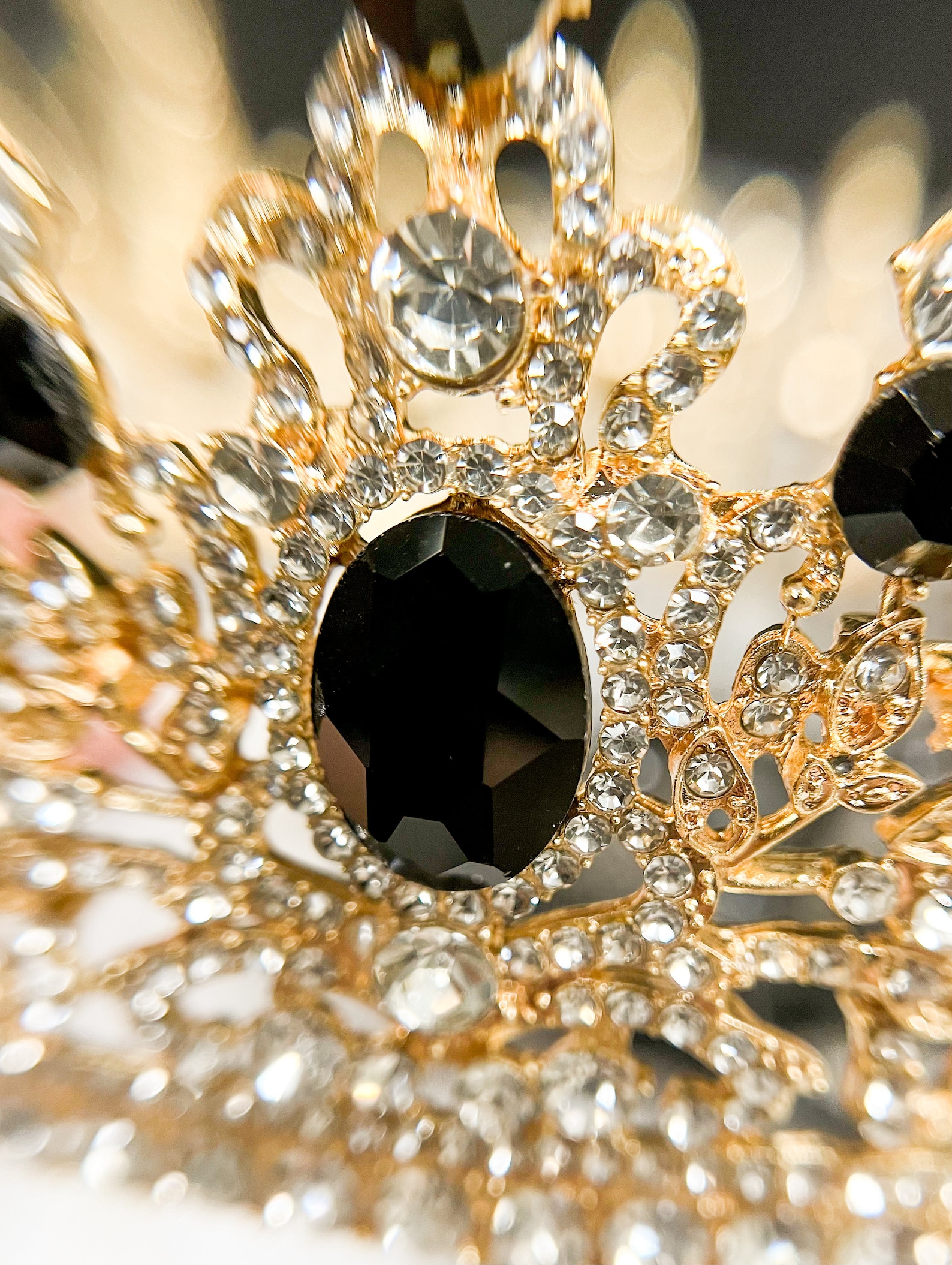 Royal King Black Rhinestone Crown for Men, Wedding, Costume, Hair ...