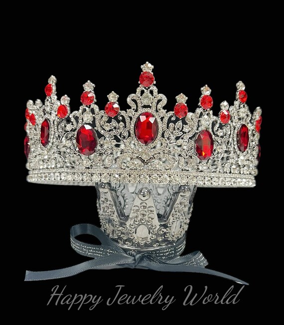 Acquista Corona nuziale della regina reale Colori argento Diademi Copricapo da sposa Festa di compleanno Matrimonio Gioielli per capelli Accessori per la testa in Italia a partire da 16