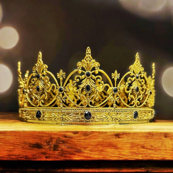 Elegante Corona Nuziale Di Cristallo - Tiara Da Regina Vintage - Foto 4