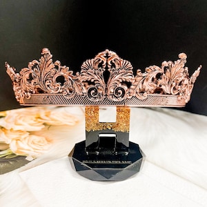 Copper Royal Prince Crown: Vintage Renaissance Headpiece