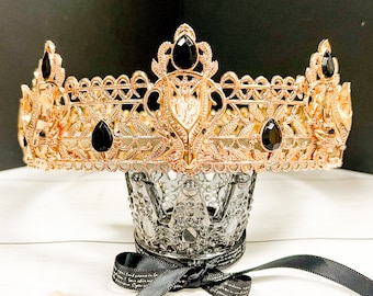 Gold Dragon Tiara, Red Dragon Warrior Princess Crown, Mardi  display picture 1