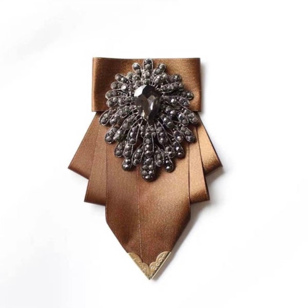 rhinestone bow tie men