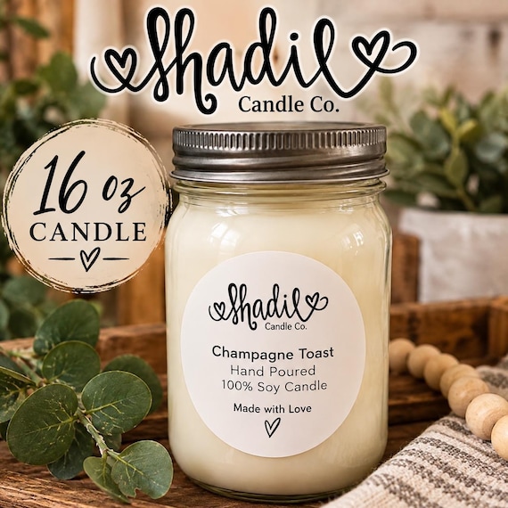 16oz Candle - Mason Jar