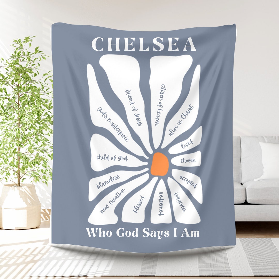 God Says I Am - Family Personalized Custom Blanket - Gift For Family Members