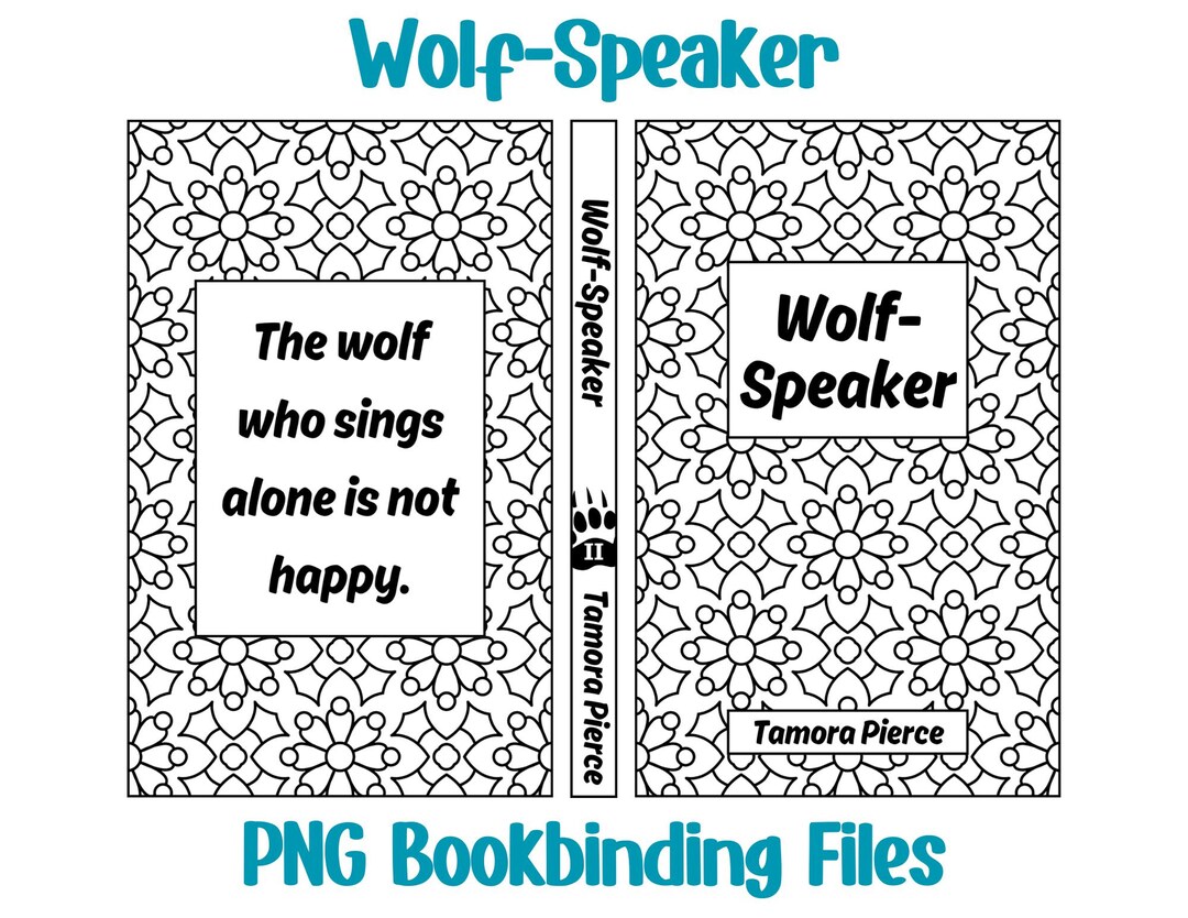 Wolf-speaker PNG Bookbinding Files - Etsy