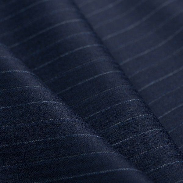 V20541 Lana Scabal Mid Indigo Stripe -2,9 m