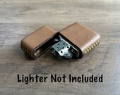 Genuine Leather Case for Zippo Lighter Standard Size - Made in USA