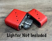 Genuine Leather Case for Zippo Lighter Standard Size (Made in USA)