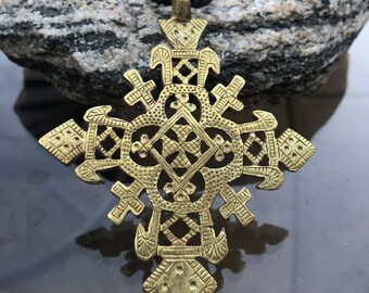 伝統的なエチオピア正教会の十字架 - 民族のスピリチュアルネックレス