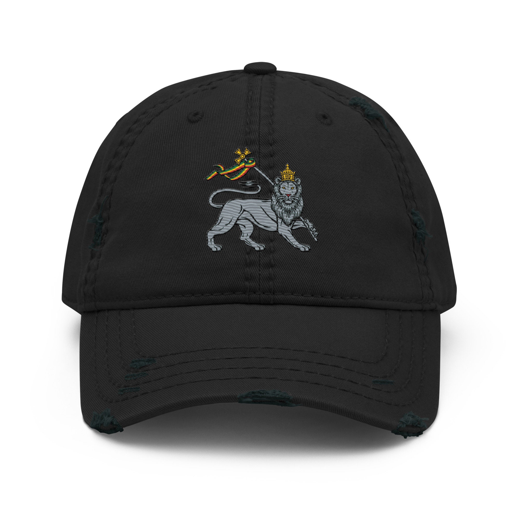 lion of judah Distressed Dad Hat