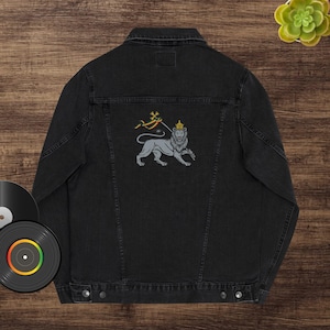 LION OF JUDAH denim jacket