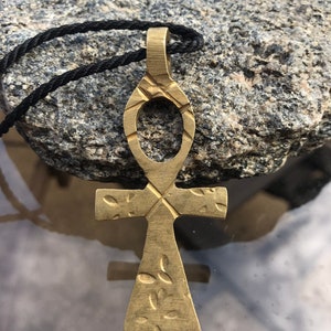 Handmade Ethiopian Orthodox Cross Pendant: Ethnic Christian Jewelry