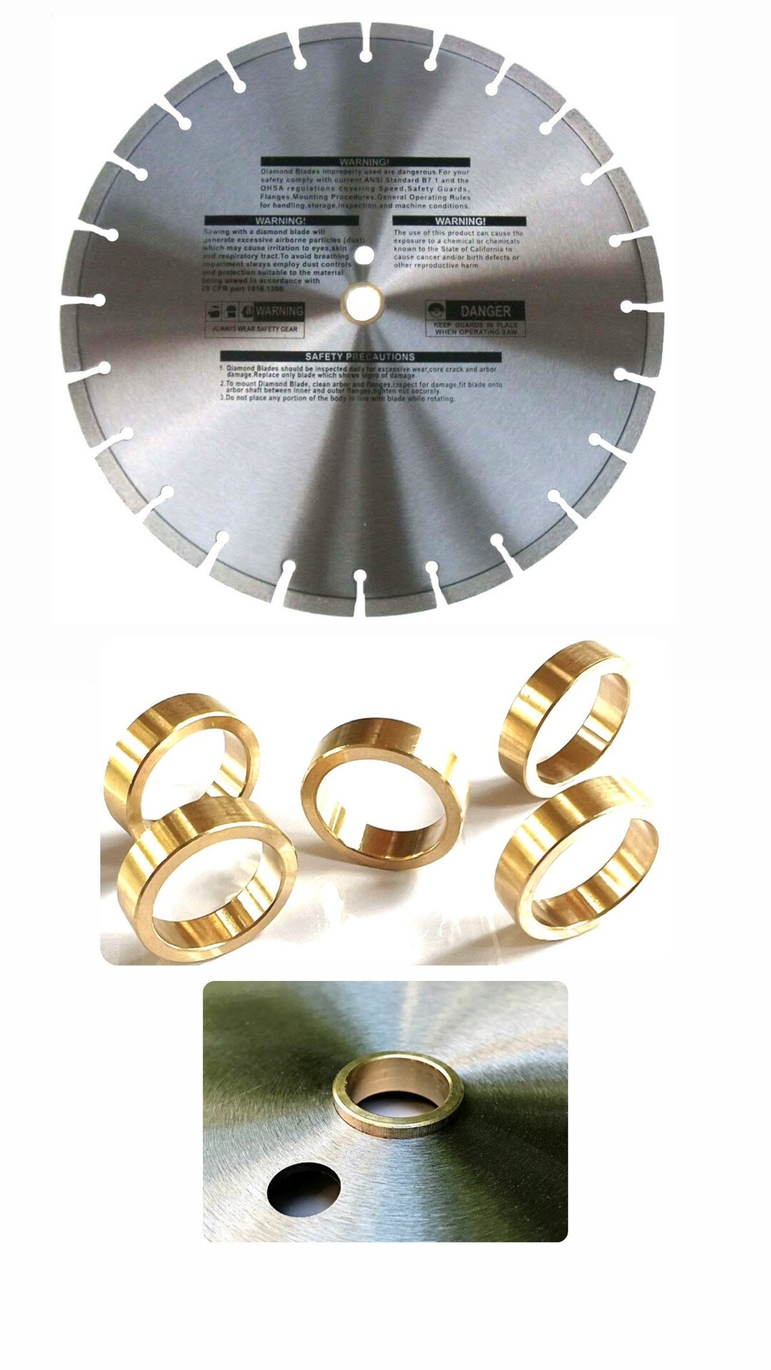 14 Diamond Blade for Concrete, Block, Paver, Brick With 5 Pack of TS400