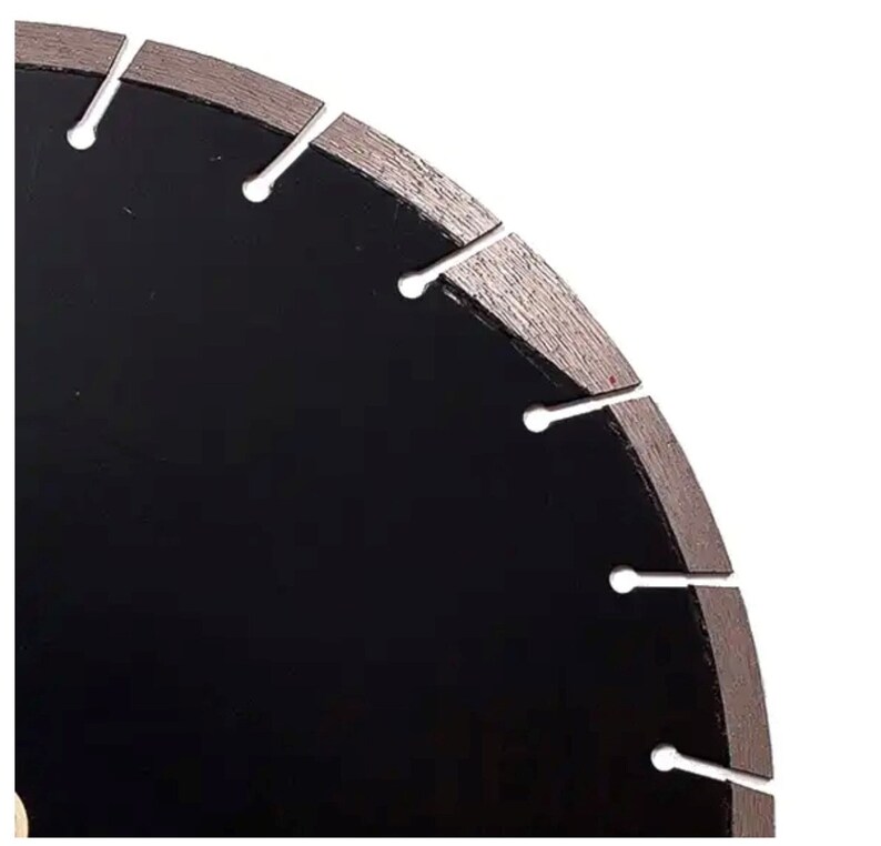 14 Asphalt Diamond Blade 10mm High Drop Segment & Undercut Protection, 1/20mm Arbor for Cutting