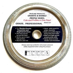 8&quot; Diamond Profile Wheel Shape F - Ogee for table Tile Saw