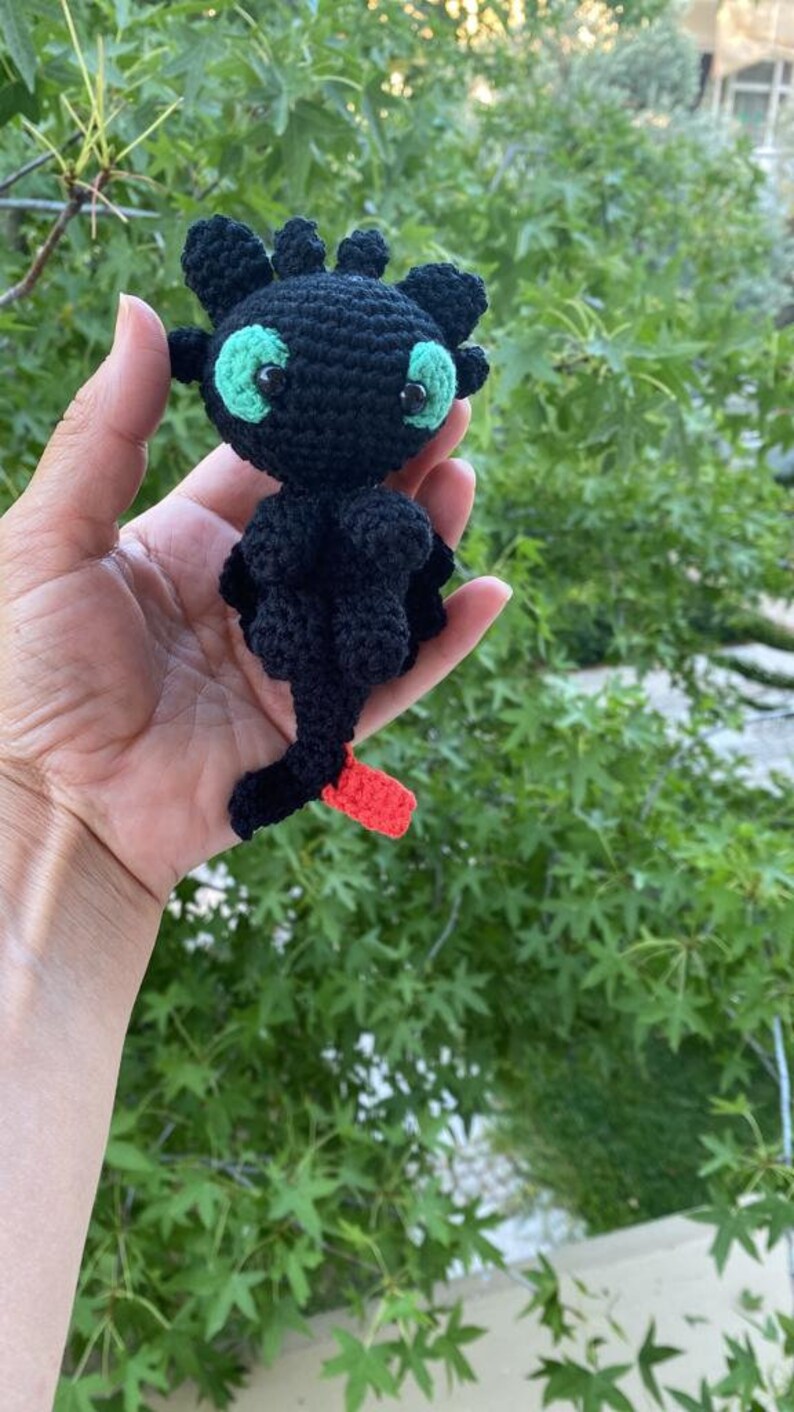 Toothless Dragon Toothless Dragon Plushie Night Fury Light Etsy