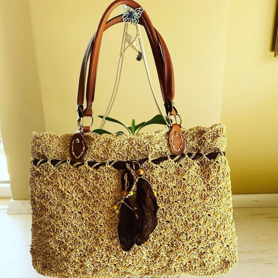 Crochet Hand Knitted Bag Fashion Bag Hand Bag Summer&Holiday Bag Shoulder Bag