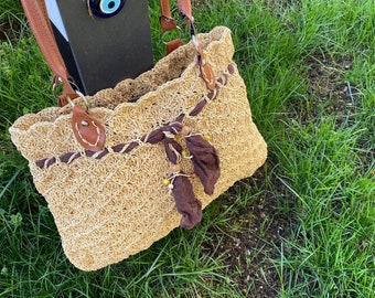 Crochet Hand Knitted Bag Fashion Bag Hand Bag Summer&Holiday Bag Shoulder Bag