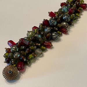 Vintage English Beaded Bracelet