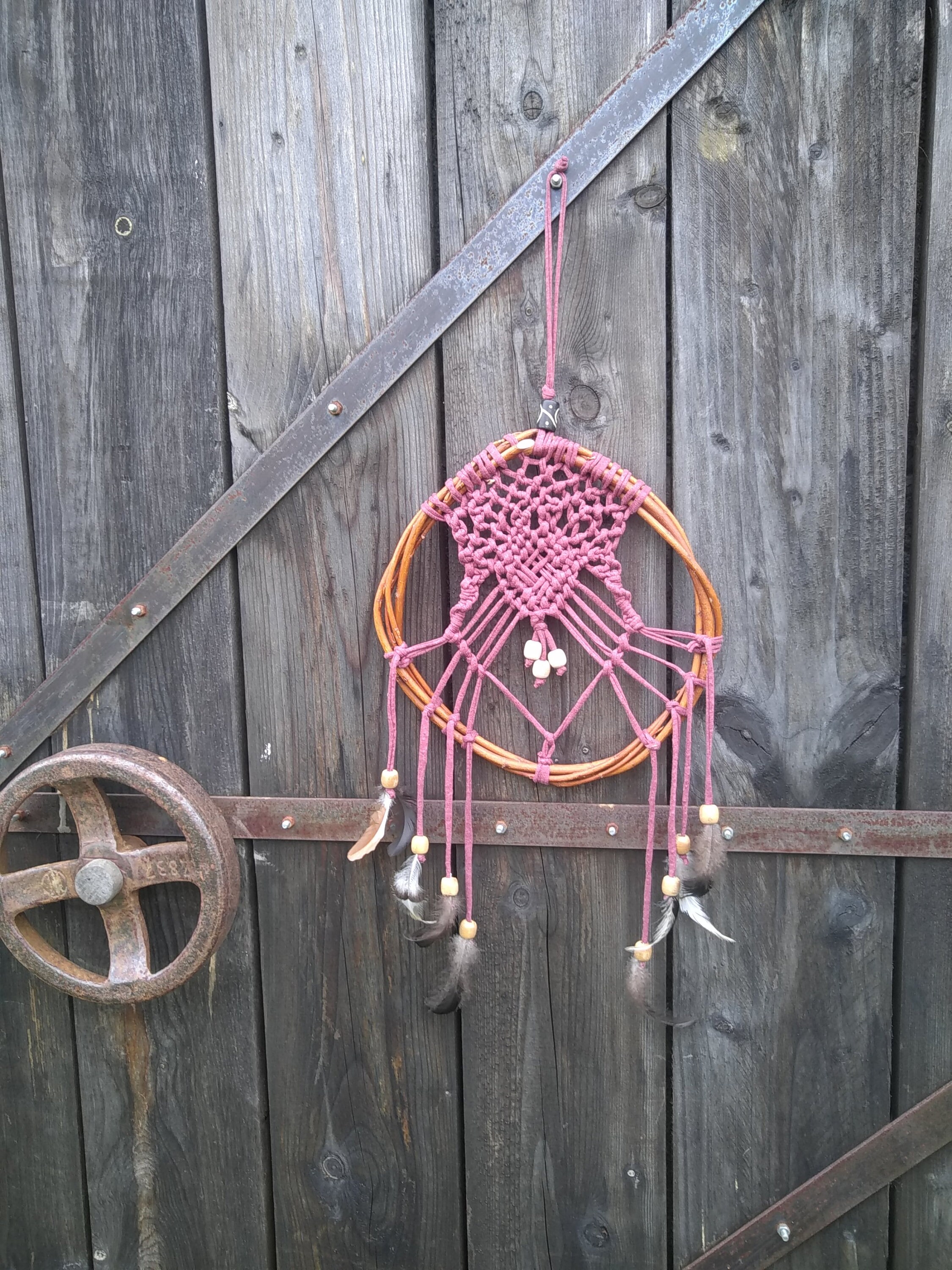 Attrape-Rêve Macarmé Violet