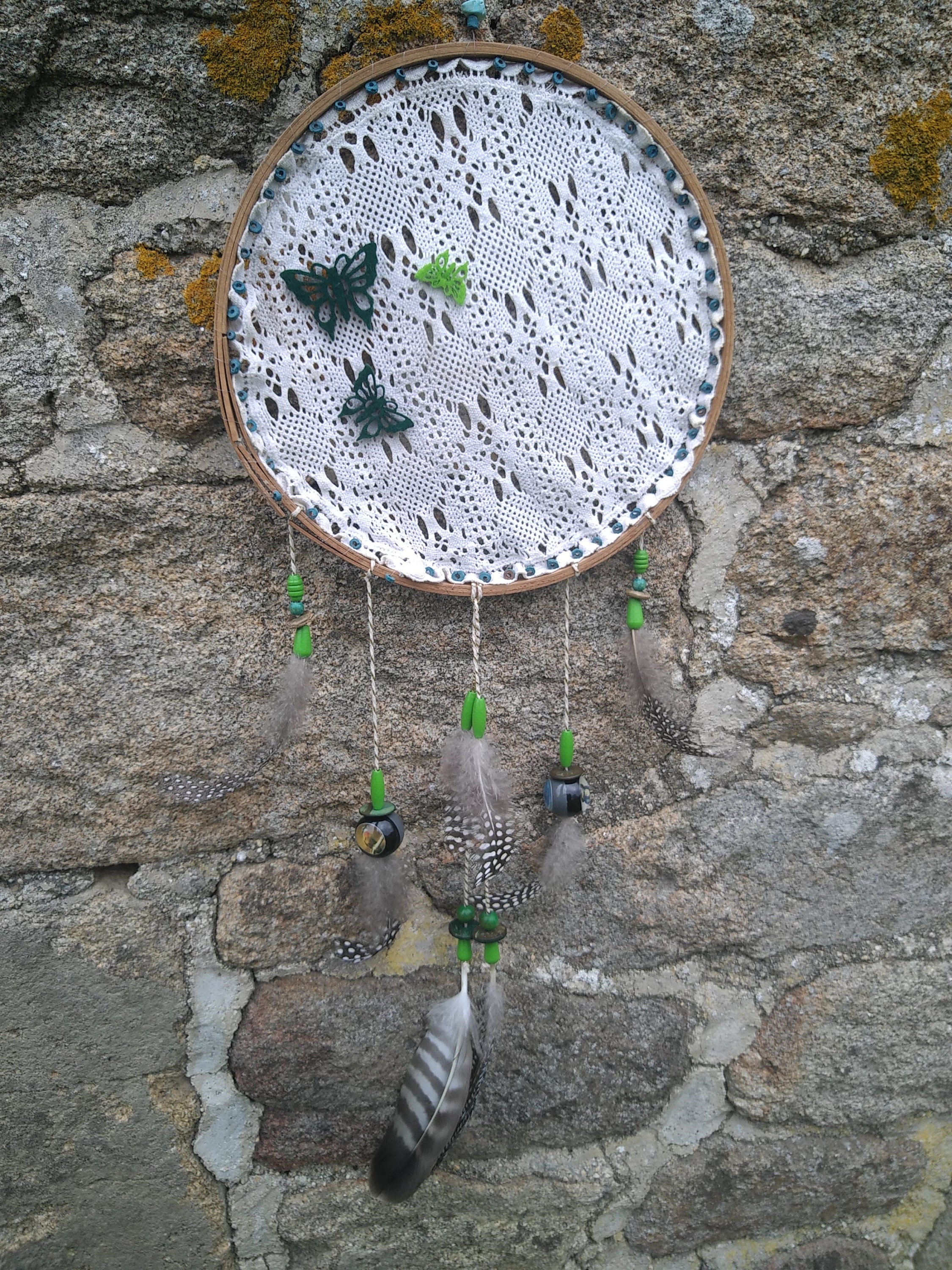 Attrape-Rêve Dentelle Papiloons