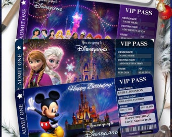 DisneyLand, DisneyWorld Ticket: Surprise Christmas Holiday Gift Ticket