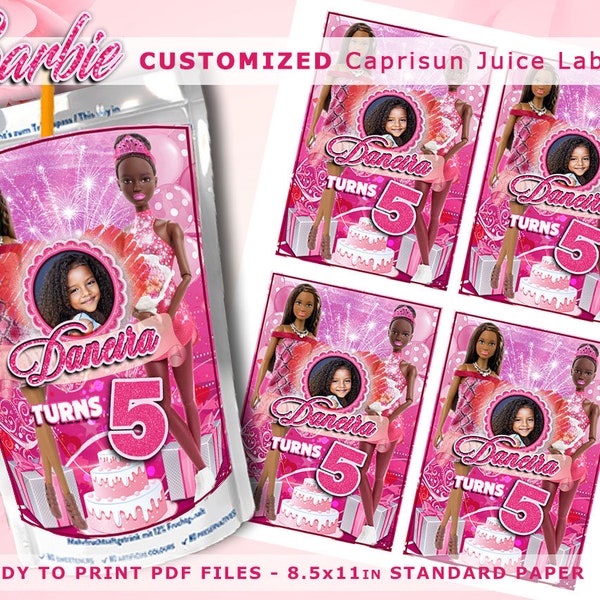 Printable Labels Party Bundle, Personalized Caprisun Juice Labels, Capri sun labels, Digital juice labels