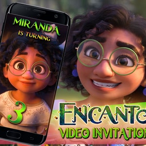 Encanto Birthday Party Video Invitation, Encanto Invitation, Encanto Video Invitation, Encanto Invite, Encanto Birthday, Encanto Maribel