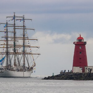Tall Ship at Poolbeg