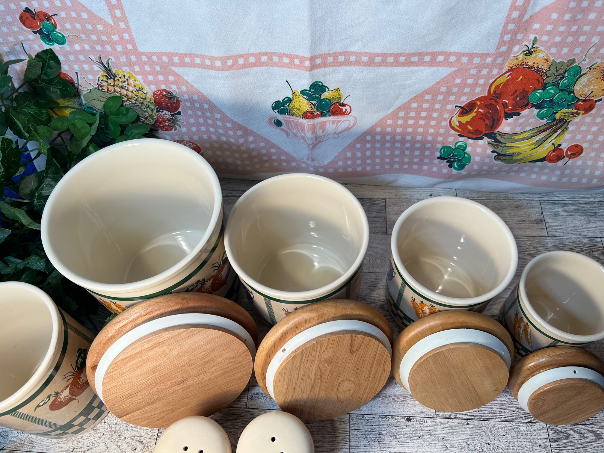 Vintage 1970s Himark Kitchen Canisters Complete Set of 4 - Etsy