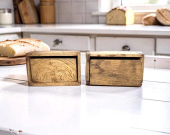 Antique Wood Butter Mold Choice: Primitive Rustic Farmhouse Kitchen Decor