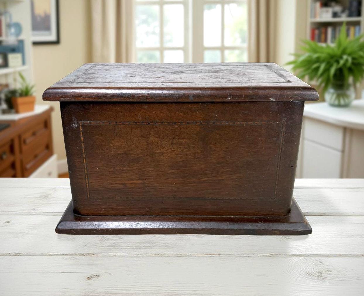 antique wooden tobacco box Antique Wood Tobacco Boxes
