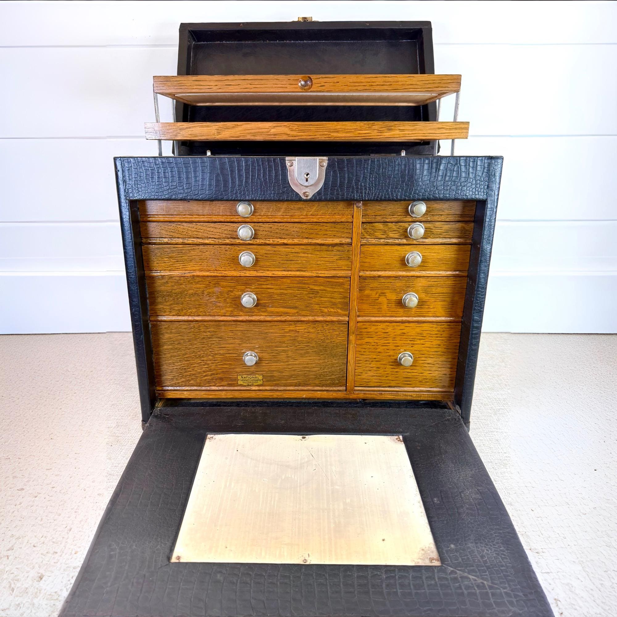Vintage Gerstner Tool Box Chest: Machinist Dental Instrument