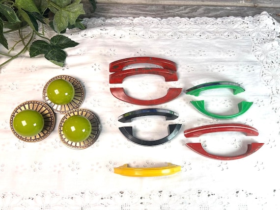 Vintage MCM Cabinet Hardware: Drawer Pulls, Handles, Knobs