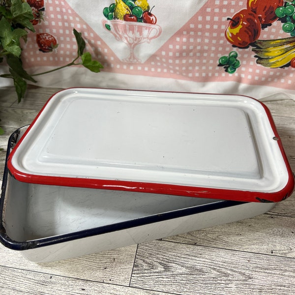 Vintage Enamel Pan Etsy