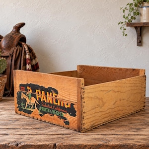 【USA vintage】デーツ　カリフォルニアスイーツ　木箱 アメリカ Antique California Fruit Box - Etsy