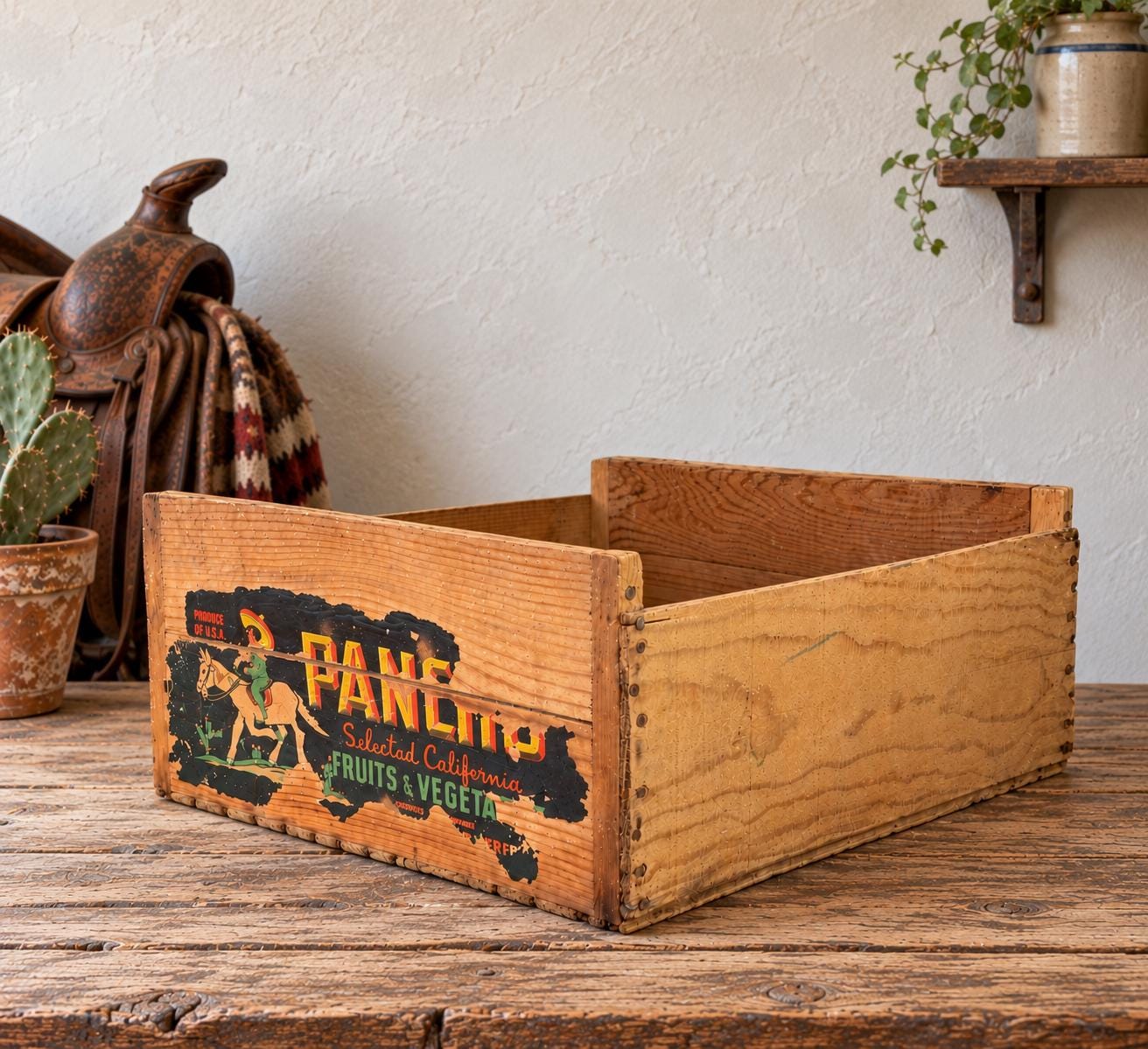 Antique California Fruit Box - Etsy