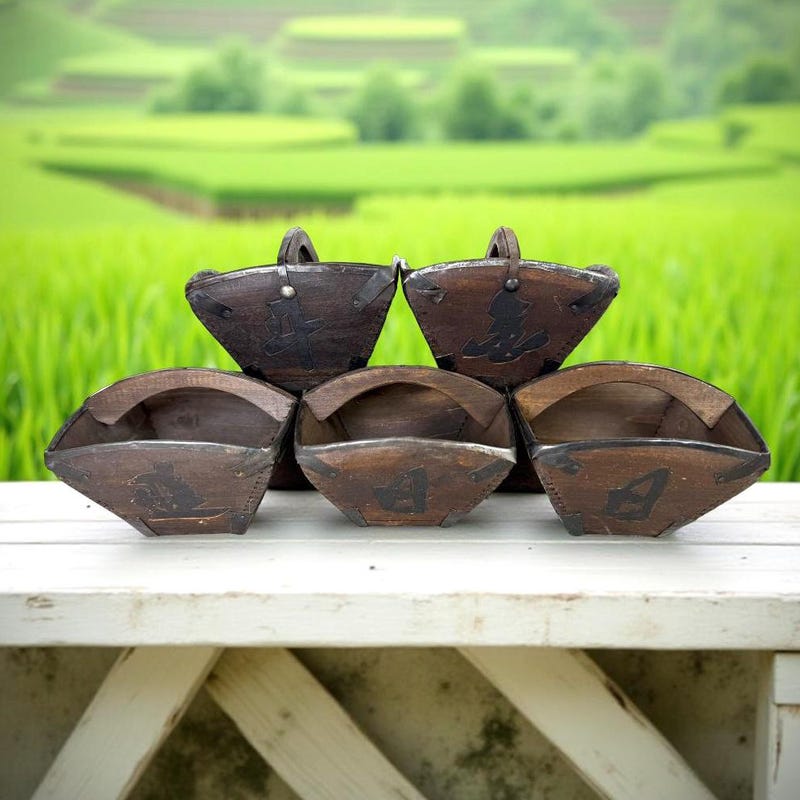 Antique Chinese Rice Container - Etsy