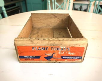 Vintage Royal Crown Cola Crate, Soda Pop Beverage Wood Box