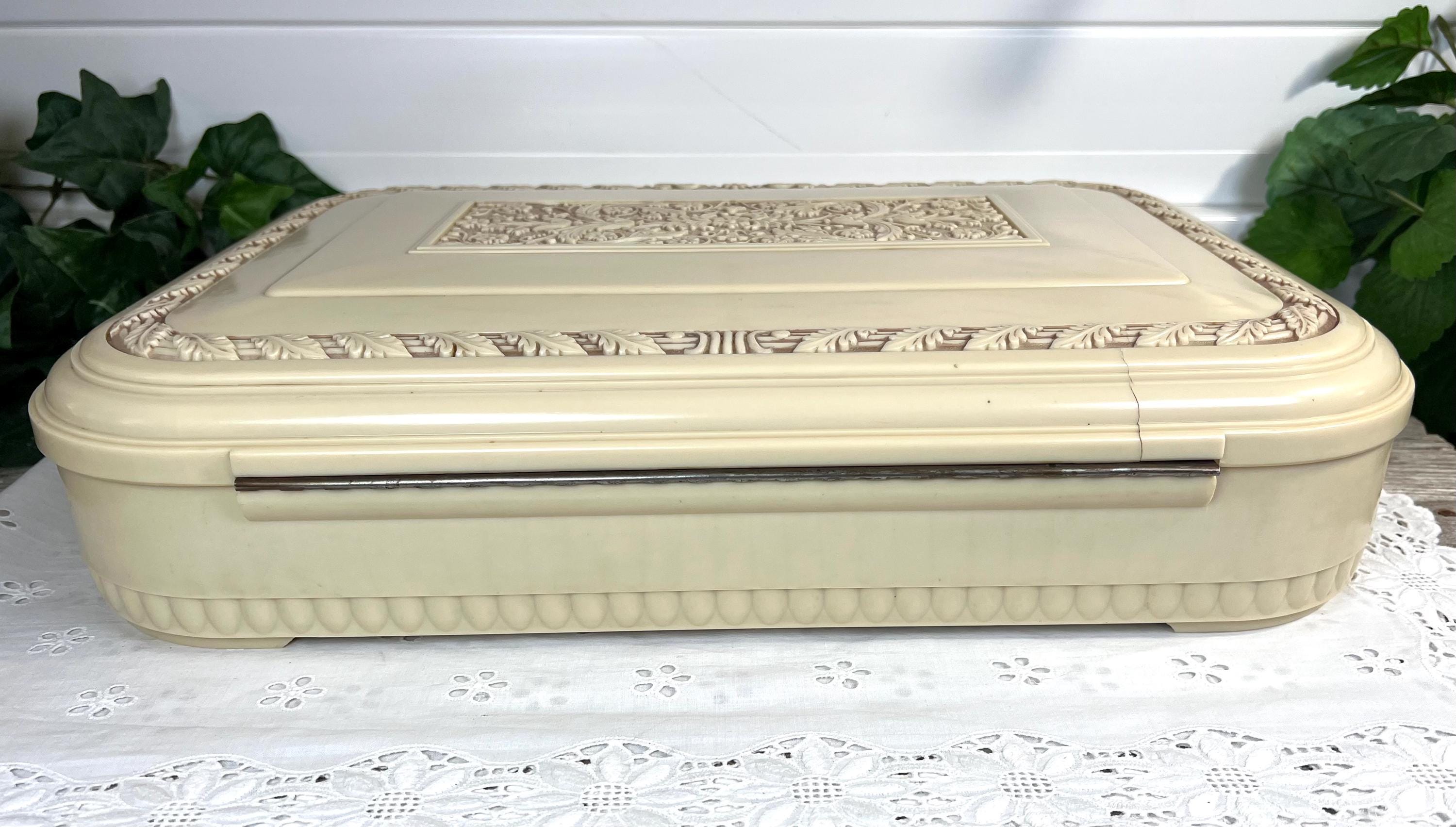 Vintage Art Deco Bakelite Silverware Chest: Marshall White Co