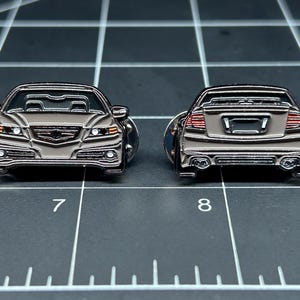 Pin de coche/pin de esmalte suave/pin de solapa TL Type-S Carbon Bronze Pearl (CBP) delantero y trasero de 1.0" x 0.63"