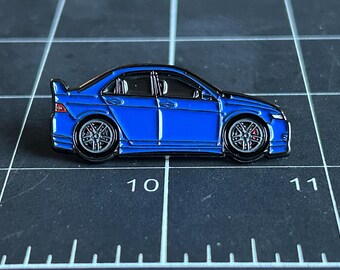 TSX 'Arctic Blue' parel autospeld 1,5 x 0,66 inch | Zachte emaille pin | Reversspeld actief