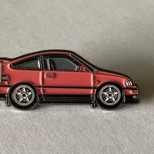 CRX &quot;Red&quot; (2nd Gen)  Car Pin | Soft Enamel Pin | Lapel Pin