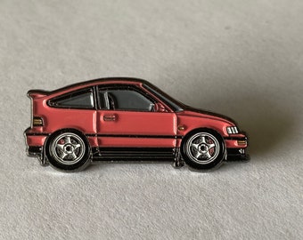 CRX 'rode' (2e generatie) autopin | Zachte emaille pin | Reversspeld