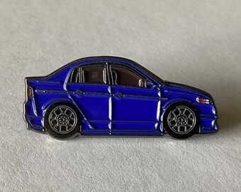 TL Type-S Kinetic Blue Pearl (KBP) l 1,5 x 0,66 inch autospeld | Zachte emaille pin | Reversspeld
